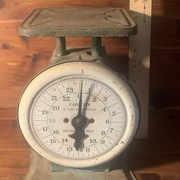 Vintage American Steel Products Co. 24lb Scale- Working- Barn Find! - Picture 5 of 13